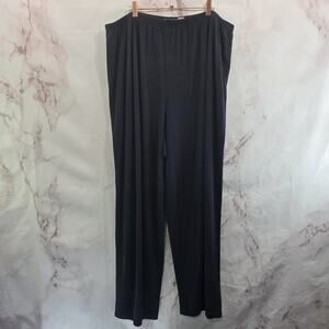 J Jill Pants Womens 4X Blue Navy Pull On High Rise Stretch Leggings Elastic